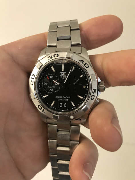 Watch repair Vancouver Tag Heuer Aquaracer before service
