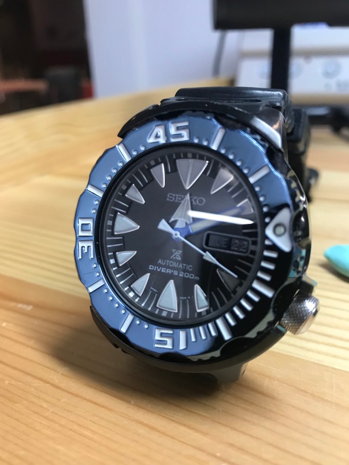 Seiko Prospex diver blue bezel watch repair victoria